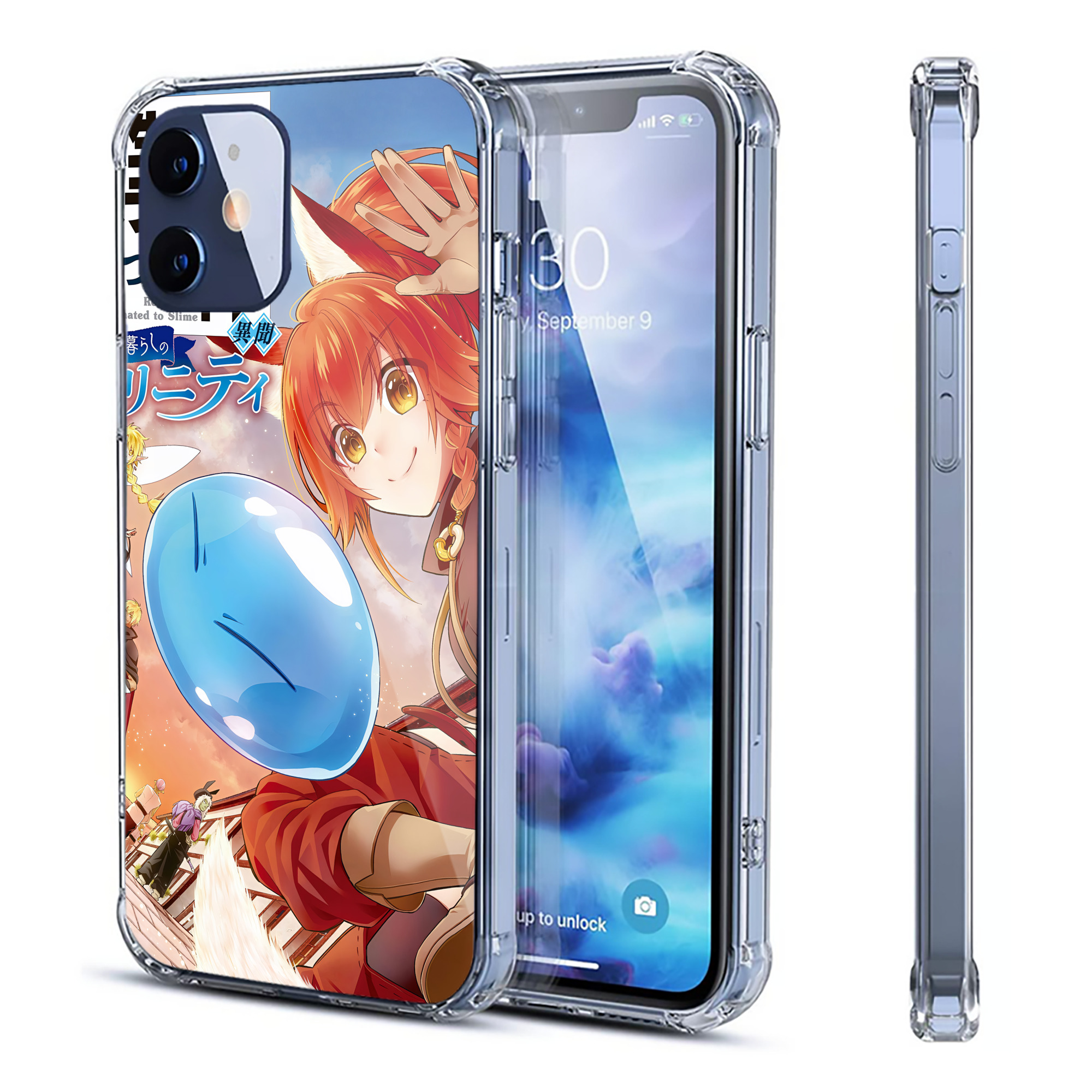 （画像用） 転スラ Regarding Reincarnated to Slime 【iPhone 12シリーズ対応】透明スマホケース（クリアソフトケース）